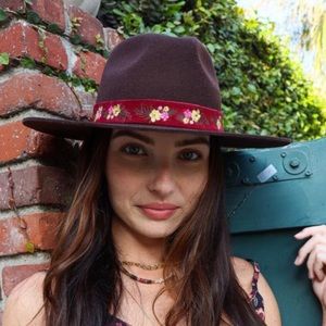 RArE! WyethxFrida embroidered hat rancher
